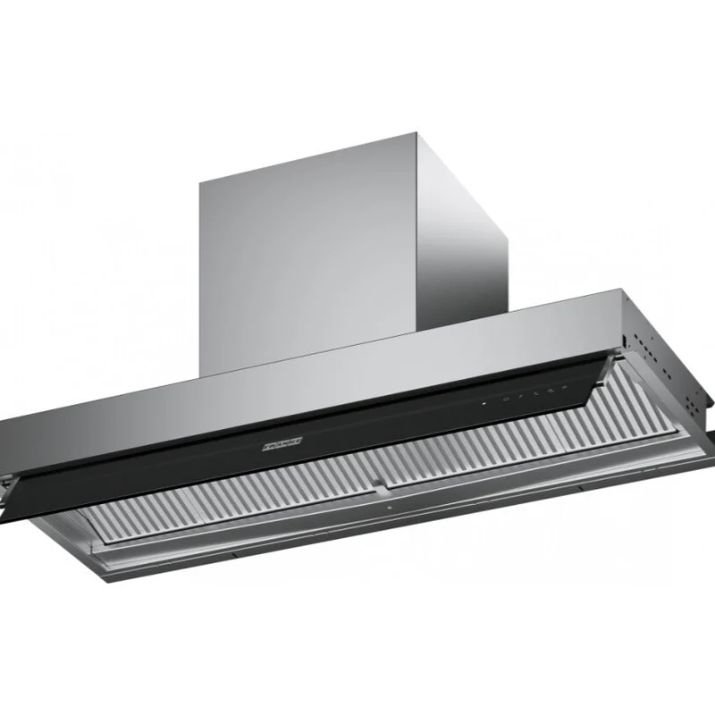 CAPPA Franke FMY DRIP-FREE 120 KL Mythos Cappa sottopensile cm. 120 - inox satinato/vetro nero 305.0705.341