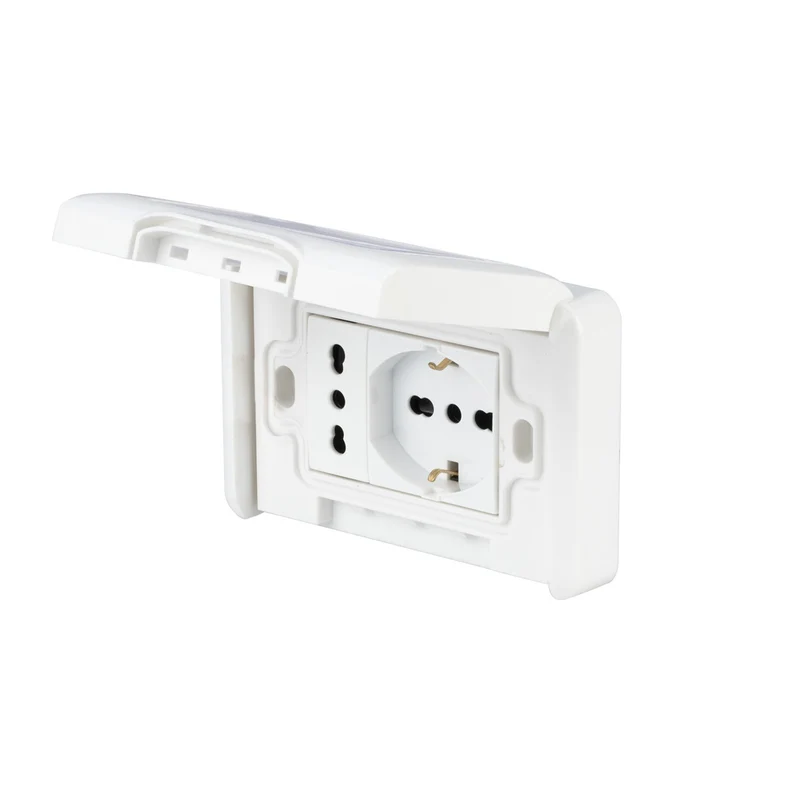 Placca Frutto Presa Pluristandard 10 – 16 A