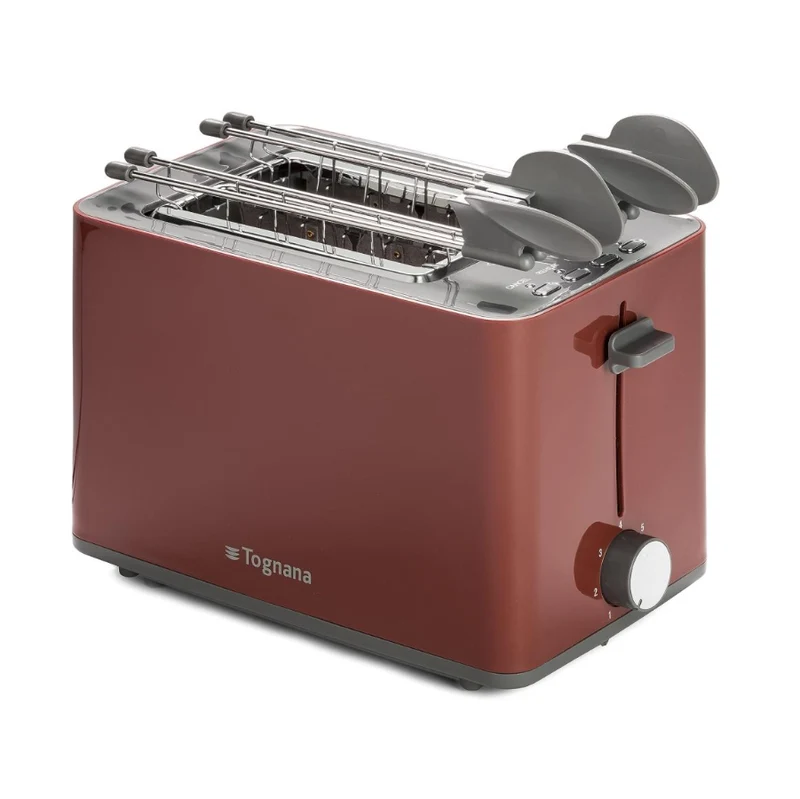 Tostapane Tognana Con Pinze 850w Rosso
