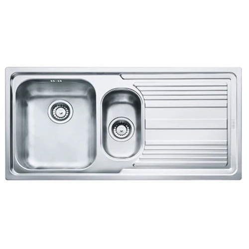 LAVELLO Franke LLX 651 Logica Line Lavello 1 vasca e 1/2 incasso 100 x 50 con gocciolatoio destro - inox satinato 101.0085.810