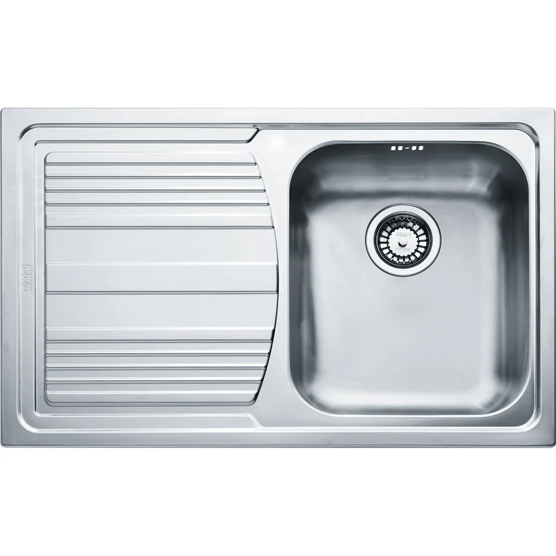 LAVELLO Franke LLL 611 Logica Line Lavello 1 vasca incasso 79 x 50 con gocciolatoio sinistro - dekor 101.0086.233