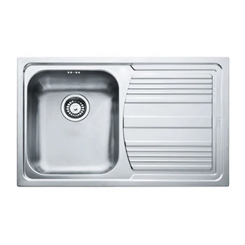 LAVELLO Franke LLX 611 Logica Line Lavello 1 vasca incasso 79 x 50 con gocciolatoio destro - inox satinato 101.0085.772