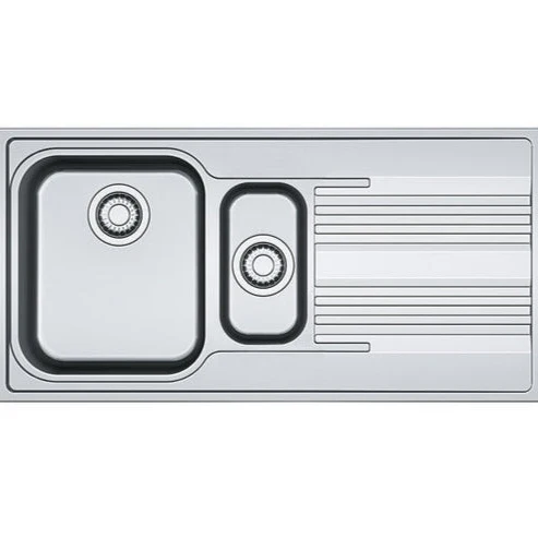 LAVELLO Franke SRX 651 Smart Lavello 1 vasca e 1/2 incasso 100 x 50 con gocciolatoio destro - inox satinato 101.0356.887