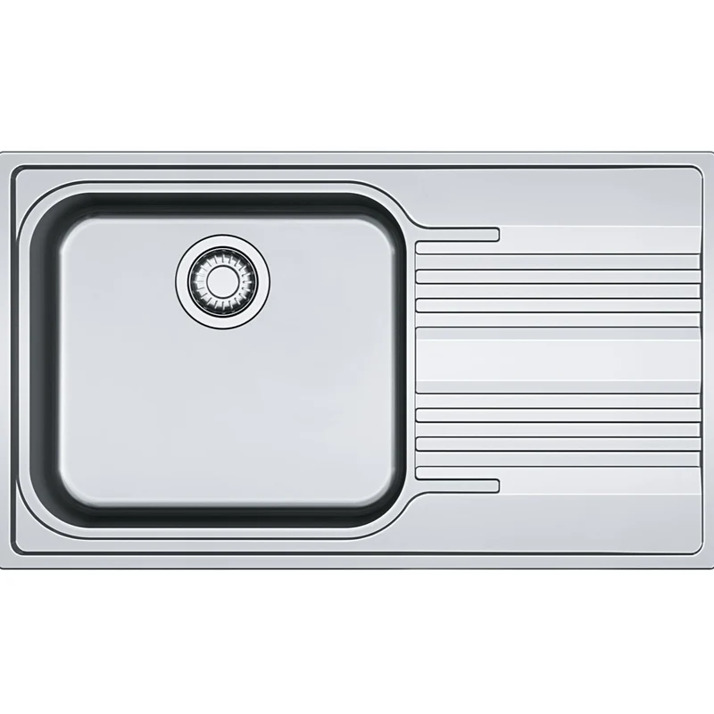 LAVELLO Franke SRX 611-86 LB Smart Lavello 1 vasca incasso 86 x 50 con gocciolatoio destro - inox satinato 101.0356.881