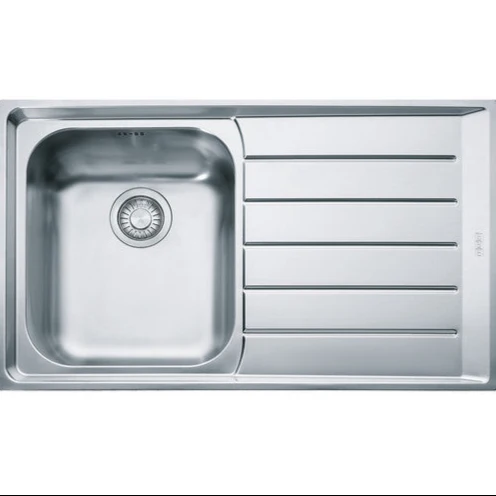 LAVELLO Franke NEX 611 Neptune Lavello 1 vasca incasso 86 x 51 con gocciolatoio destro - inox satinato 101.0040.731