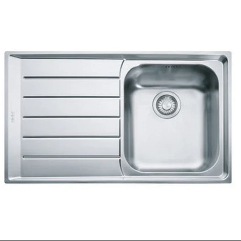 LAVELLO Franke NEX 211 Neptune Lavello 1 vasca semifilo/filotop 86 x 51 con gocciolatoio destro - inox satinato 127.0059.655