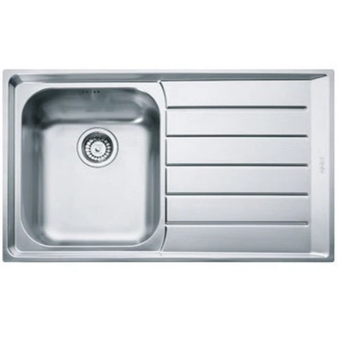 LAVELLO Franke NEX 211 Neptune Lavello 1 vasca semifilo/filotop 86 x 51 con gocciolatoio destro - inox satinato 127.0059.654