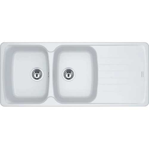 Lavello FRANKE AZG 621 bianco 2 Vasche 114.0490.271