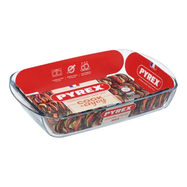Pirex Teglia Rettangolare 40x27x7