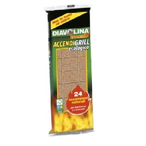 Diavolina Accendifuoco Ecologica 24pz Facco