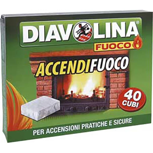 Diavolina Accendifuoco 40pezzi 15308
