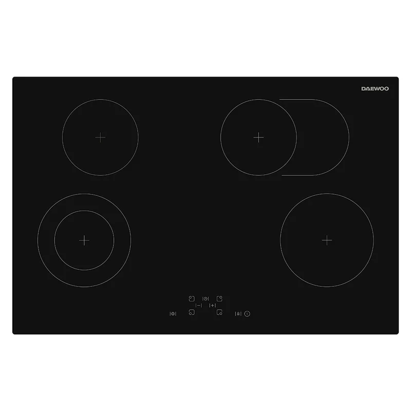 Daewoo BH7VTF10BNL-DE Built-In 78cm Vitroceramic Hob, Toggle Touch Control
