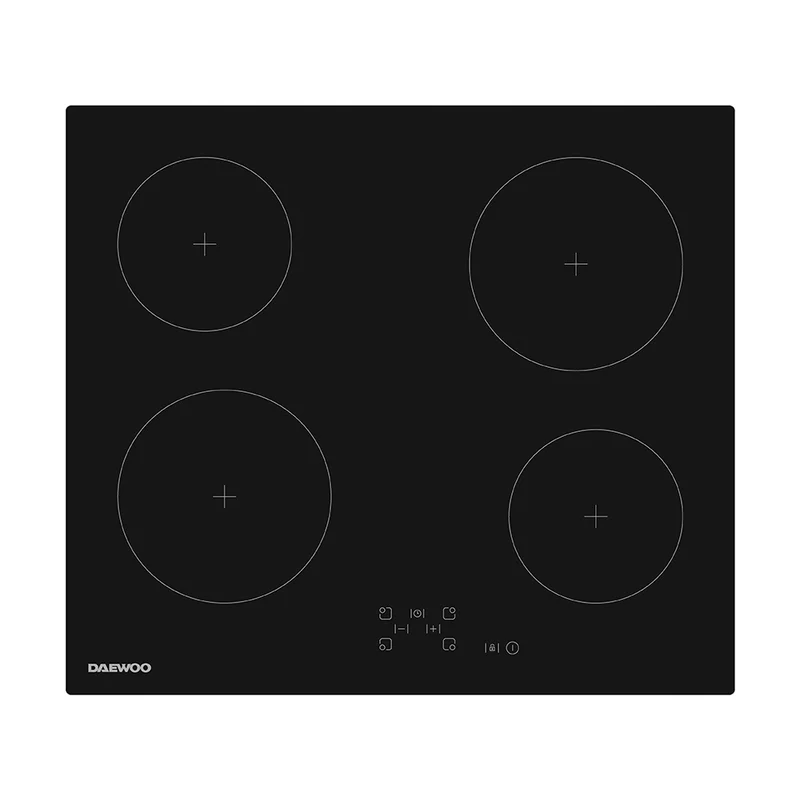 Daewoo BH6VTF27BNM-FR Built-In 60cm Vitroceramic Hob, Toggle Touch Control