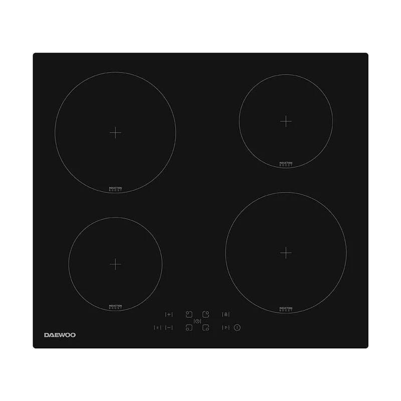 Daewoo BH6ITF37BNM-FR Built-In 60cm Induction Hob, Toggle Touch Control