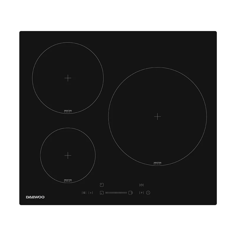 Daewoo BH6ISF31BNM-FR Built-In 60cm Induction Hob, Slider Touch Control