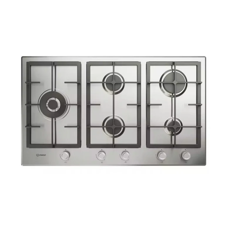Piano Cottura 90cm Indesit 5°F Laterale In9522ix