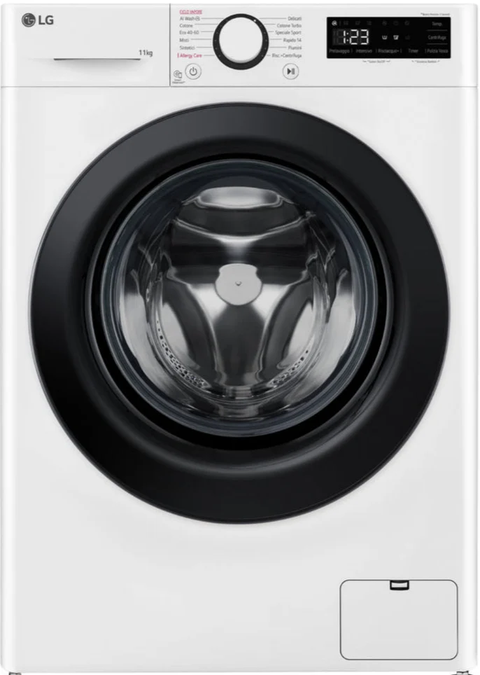 LAVATRICE LG 13KG 1400G A-20% INV VAPORE F4R3013NSWB