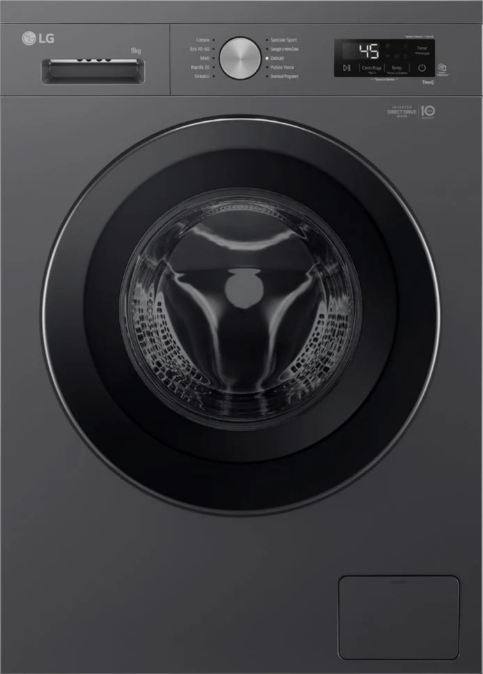 LAVATRICE LG F4NX1009NMB smart 9kg, Classe A, 1400 giri,