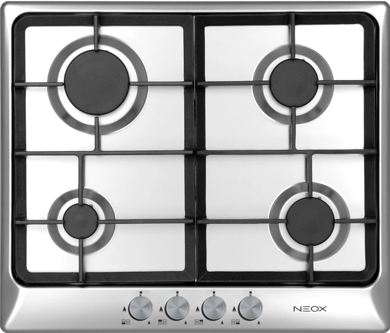 PIANO COTTURA MONDIN NEOX A0604VNGC ECO LINE 60 INOX