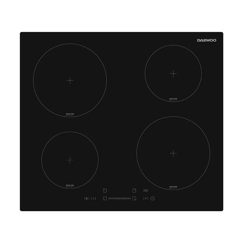 Daewoo H6IM37M1IT Built-In 60cm Induction Hob, Slider Touch Control