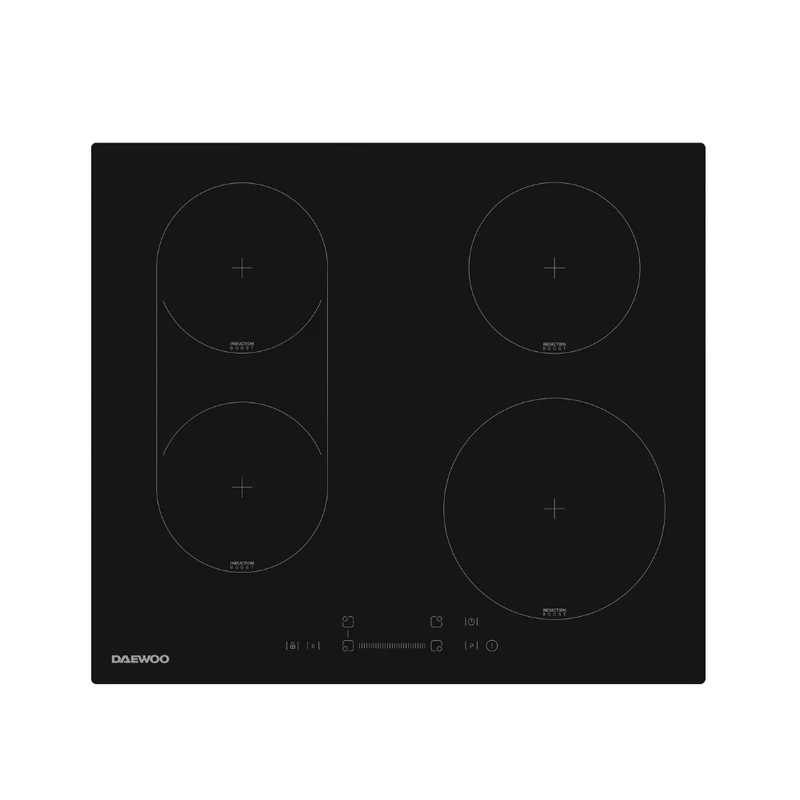 Daewoo H6IS35M1IT Built-In 60cm Induction Hob, Slider Touch Control