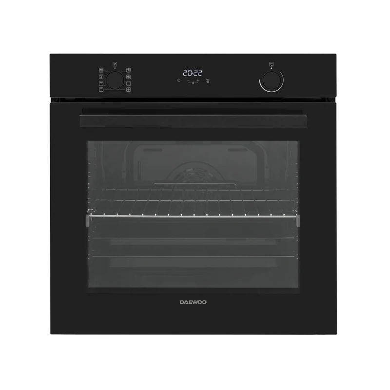 Daewoo O7PR28H2IT Built-In 78lt. Pyrolytic Multifunction Oven, Black