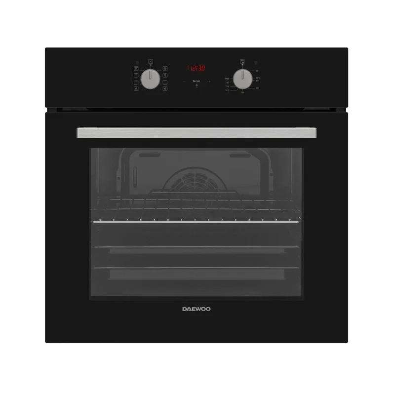 Daewoo BO6ED22GBNL-ES Built-In Standard Fan-Assisted Oven, Black