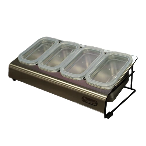 Portacondimenti 4 vaschette