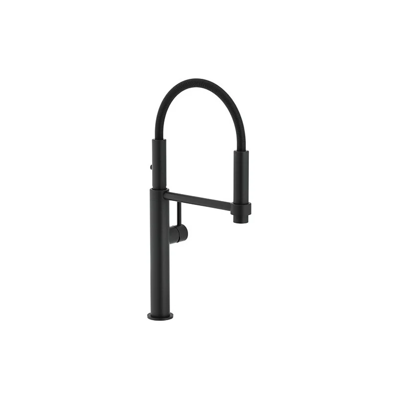 MISCELATORE Franke PESCARA 360 DOCCIA Miscelatore cucina con doccetta - black matt 115.0545.136