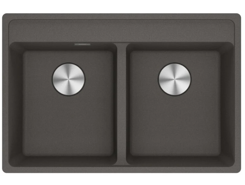 LAVELLO Franke MRG 620-35-35 TL Maris Lavello 2 vasche incasso 76 x 51 - grigio ardesia