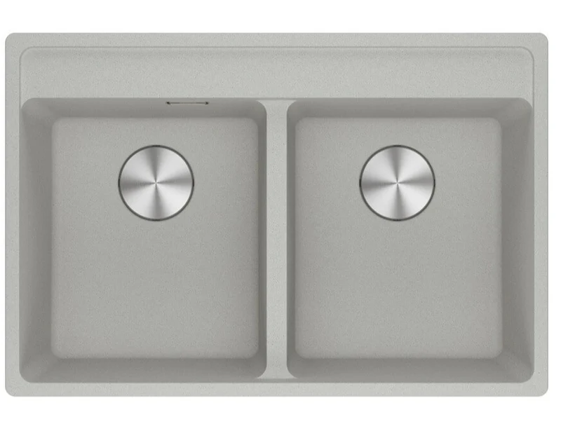 LAVELLO Franke MRG 620-35-35 TL Maris Lavello 2 vasche incasso 76 x 51 - alluminio 114.0661.677