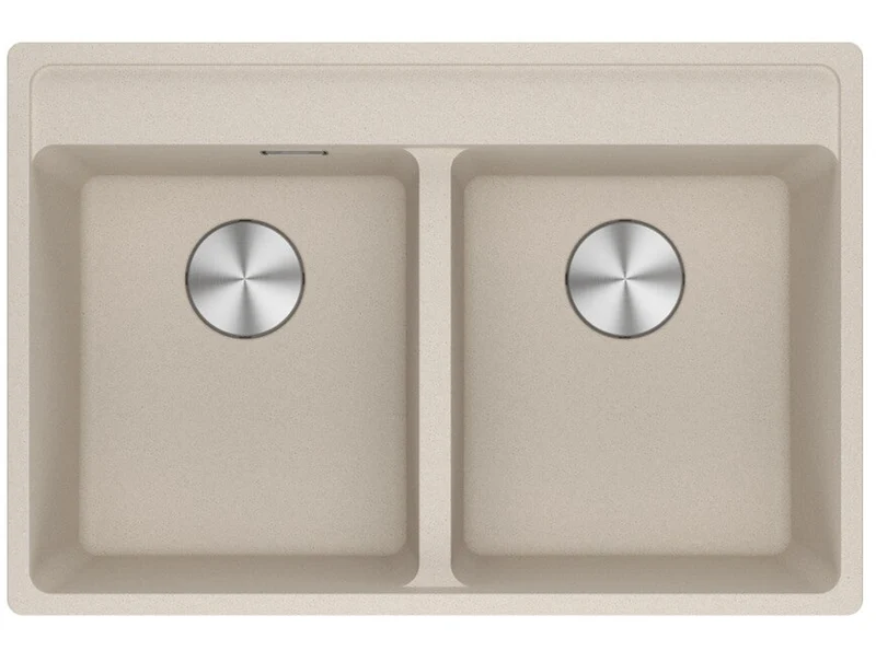 LAVELLO Franke MRG 620-35-35 TL Maris Lavello 2 vasche incasso 76 x 51 - sahara 114.0661.679