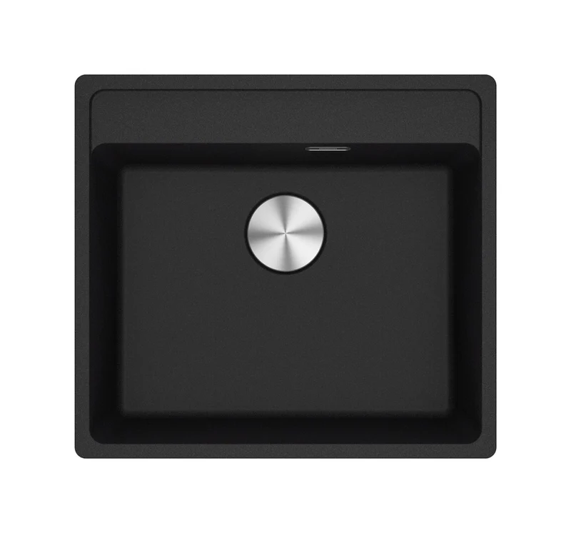 LAVELLO Franke MRG 610-52 TL Maris Lavello 1 vasca sopratop 56 x 51 - nero 114.0661.643