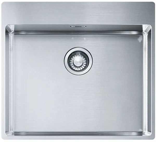 LAVELLOFranke BXX 210-54 TL Box Lavello 1 vasca semifilo/filotop/sottotop 57 x 51 - inox satinato 127.0369.295