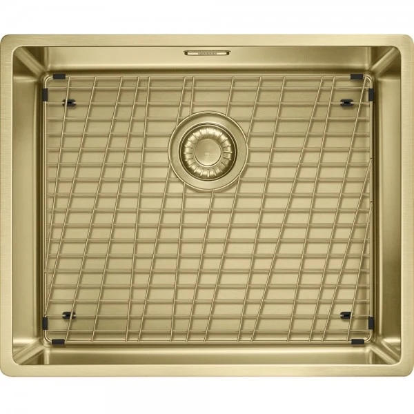 LAVELLO Franke MYTHOS MASTERPIECE BXM 210/110-50 Lavello 1 vasca filotop/sottotop/semifilo 54 x 45 - Acciaio Gold - 127.0674.362