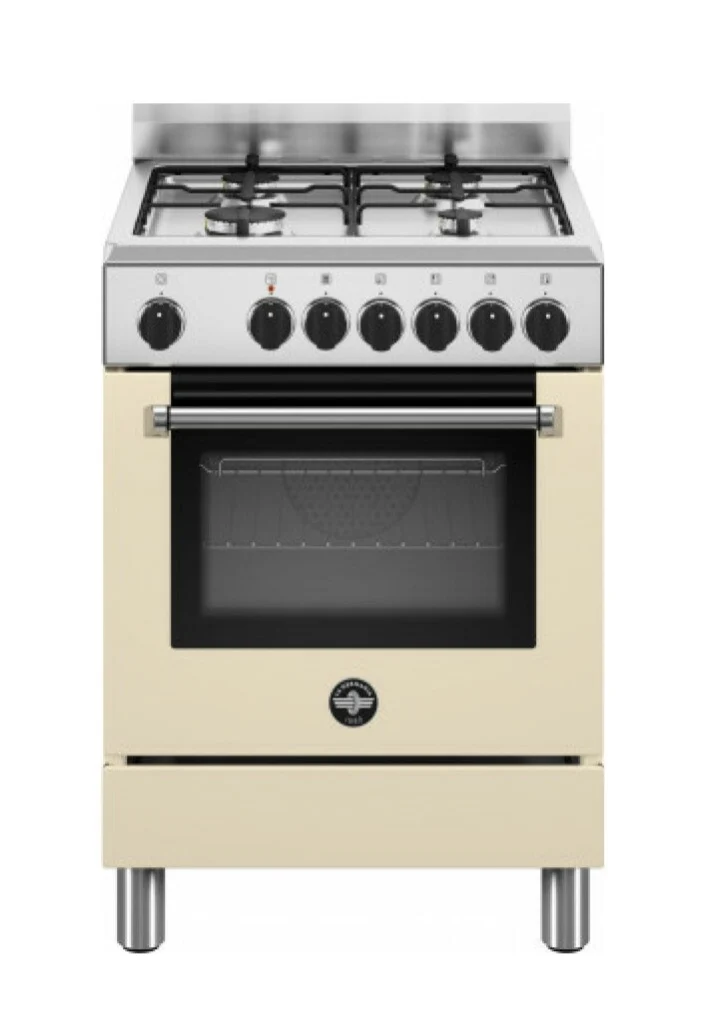 CUCINA La Germania AMN664ECRV/24 SERIE Americana 60 X 60 CREMA 4 fuochi a gas - forno elettrico multifunzione