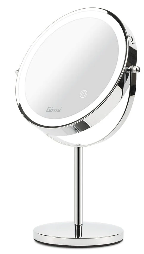 Girmi BE02 specchietto per trucco Libera installazione Rotondo Acciaio inox