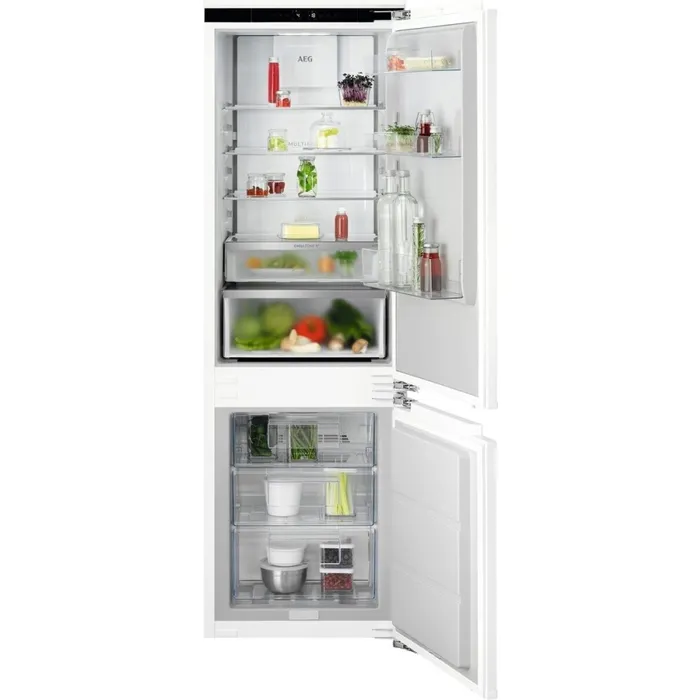 Frigorifero Aeg TC7CS181AF serie 7000 con congelatore da incasso cm. 56, altezza 178, 245 litri, TwinTech, Total No Frost, Cassetto ChillZone 0°