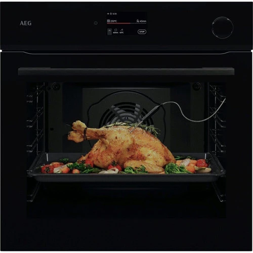 FORNO Aeg NBR7P731SB Serie 7000 MealAssist SteamCrisp Forno multifunzione a vapore - pirolitico - cm. 60 - nero