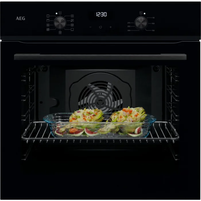 FORNO Aeg NBU5A20SB 5000 Surroundcook Forno elettrico 72 L, AquaClean, Display LED, Classe A+, nero
