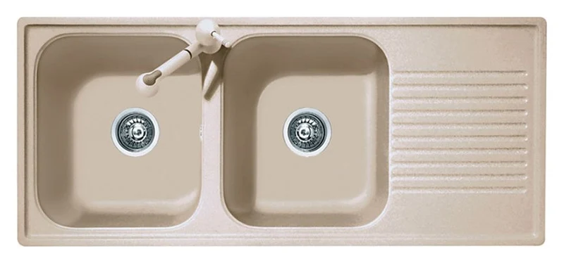 Lavello Plados Telma Futura 11620 vasche con gocciolatoio FT11620 TG29 Avena