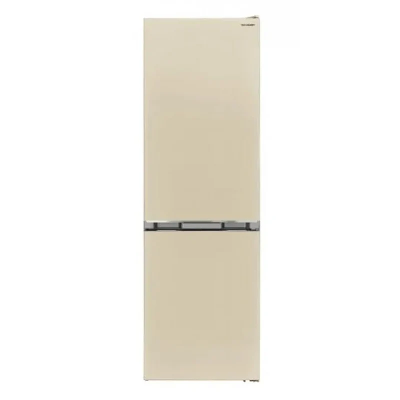 FRIGORIFERO COMBINATO SHARP SJ-FBA12DMXJE - Beige - Total no Frost - Classe E - Volume 367 L - Maniglie Integrate - Cerniere a Destra Reversibili