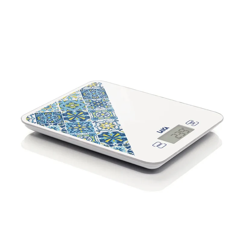 Laica KS5013B Bilancia Elettronica Da Cucina Portata 10 Kg. Maiolica Blu