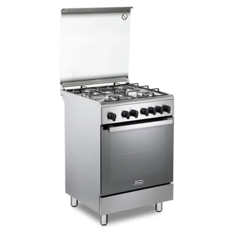 Cucina 4 Fuochi Forno Multifunzione Idroclean, Classe A, Inox