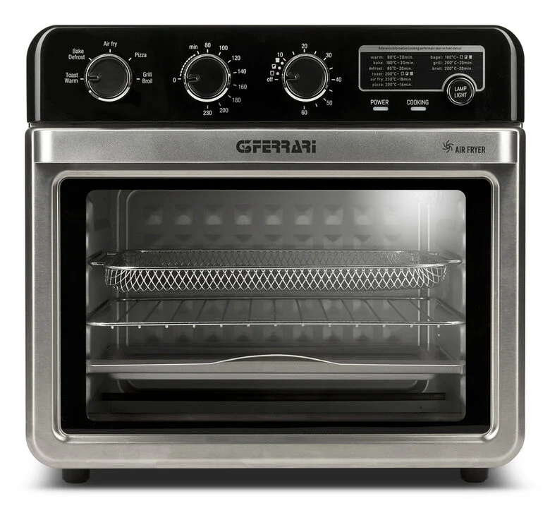 G3 Ferrari Friggisano G10221 Friggitrice ad Aria Multifunzione: Air Fryer, Forno, Forno Ventilato, Grill - 32 L