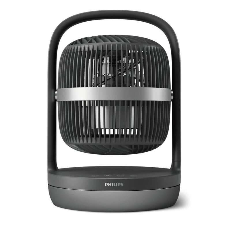 Philips Serie 3000 Ventilatore da tavolo CX3050/01, Flusso d'aria 738 m³/h, Ultra silenzioso 23db
