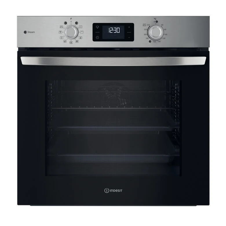Indesit IO 258HS B forno da incasso multifunzione Inox 11Funzioni totali classe A+ 71Lt Funzione Vapore, Idrolisi