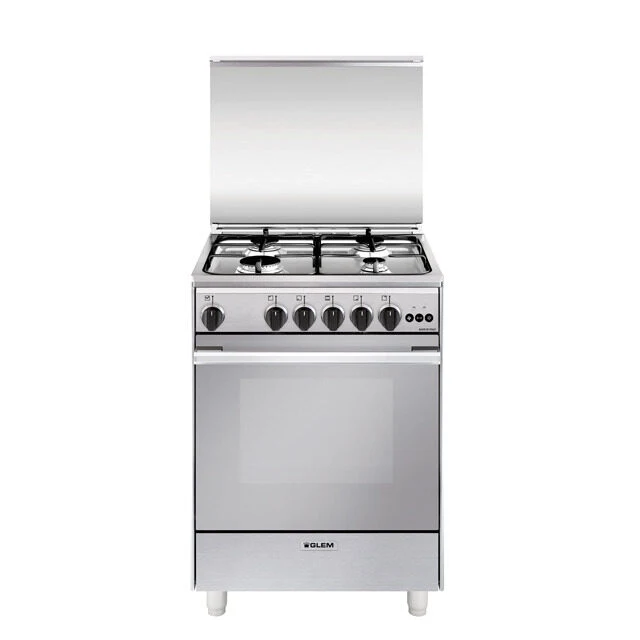 Glem Gas U654VI cucina Elettrico/Gas Acciaio inox