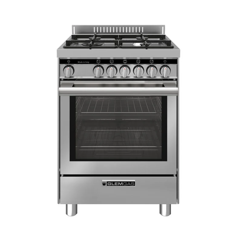 Glem Gas ST664VI cucina Elettrico/Gas Acciaio inox