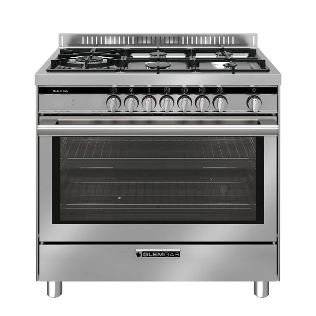 Glem Gas ST96TMI cucina Elettrico Cromo, Acciaio inox